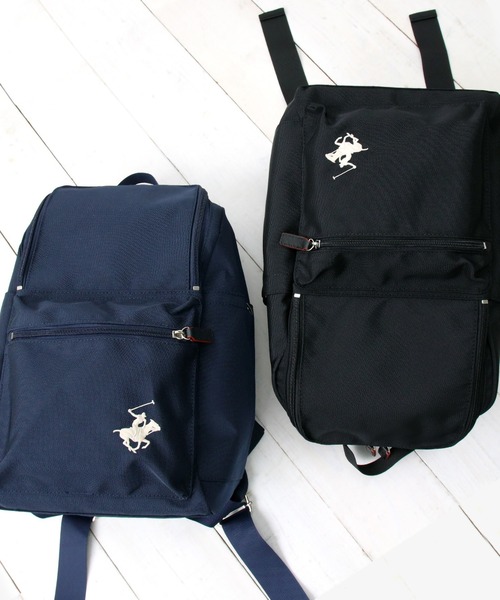 BEVERLY HILLS POLO CLUB（ビバリーヒルズポロクラブ）の「【Beverly Hills Polo Club/ビバリーヒルズポロクラブ】ポロ リュック（バックパック/リュック・レディース・ネイビー/ブラック・FREE）」の22枚目の写真