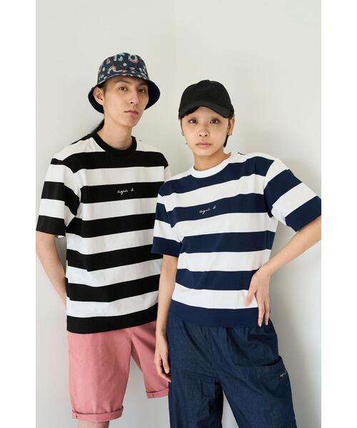 agnes b.(アニエスベー)の「【ユニセックス】WEB限定 SDO9 TS クリストフTシャツ(Tシャツ/カットソー・レディース・ブルー系その他・SMALL/LARGE/MEDIUM/X-SMALL)」の7枚目の写真