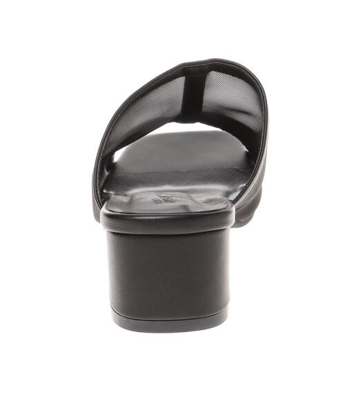 INGNI（イング）の「チュールサンダル（サンダル・レディース・ブラック/アイボリー・M/L）」の5枚目の写真