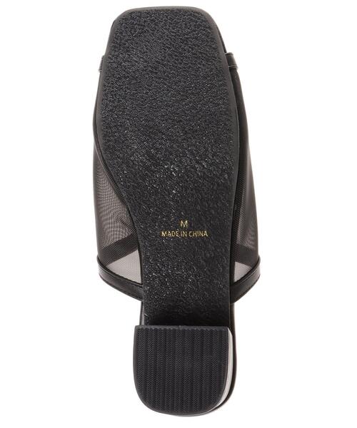 INGNI（イング）の「チュールサンダル（サンダル・レディース・ブラック/アイボリー・M/L）」の9枚目の写真