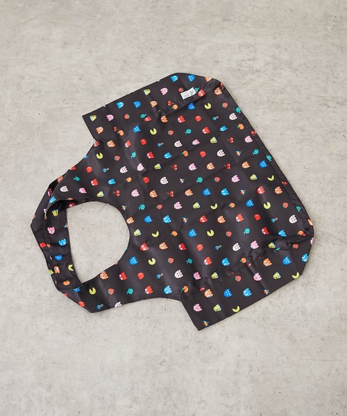 ear PAPILLONNER（イアパピヨネ）の「【PAC-MAN（パックマン)×ear】 収納用巾着付きエコバッグ（エコバッグ/サブバッグ・レディース・ブラック・FREE）」の15枚目の写真