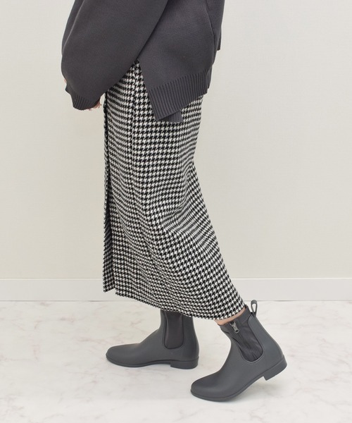 Bridget Birkin（ブリジットバーキン）の「【Bridget Birkin】サイドジップレインブーツ(524111)（レインシューズ・レディース・ダークベージュ/ブラック/グレー・L/S/M）」の10枚目の写真