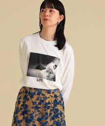 Ray BEAMS | GOOD ROCK SPEED × Ray BEAMS / 別注 LIFE ロングスリーブ Tシャツ(Tシャツ/カットソー)