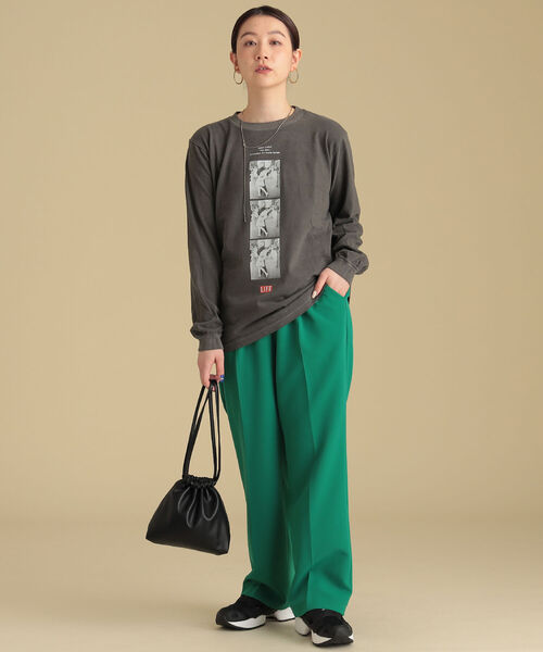 Ray BEAMS(レイビームス)の「GOOD ROCK SPEED × Ray BEAMS / 別注 LIFE ロングスリーブ Tシャツ(Tシャツ/カットソー・レディース・ホワイト/チャコールグレー/ホワイト系その他2・ONE SIZE)」の12枚目の写真