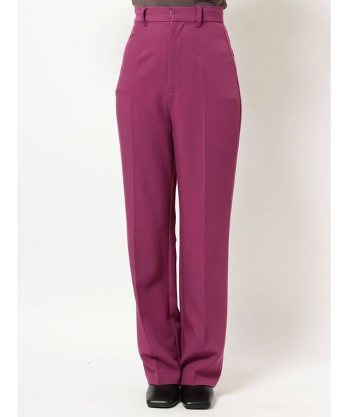 EVRIS（エヴリス）の「ベーシックフレアハイウエストパンツ【セットアップ着用可能】（その他パンツ・レディース・ブラック/ピンク/グリーン・SMALL/MEDIUM）」の19枚目の写真