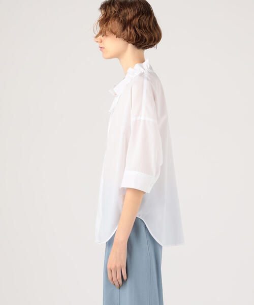 ブラウス シャツ コットン/ボイルローン tunic ブラウス レディース TOMORROWLAND （トゥモローランド）の「コットンボイルローン