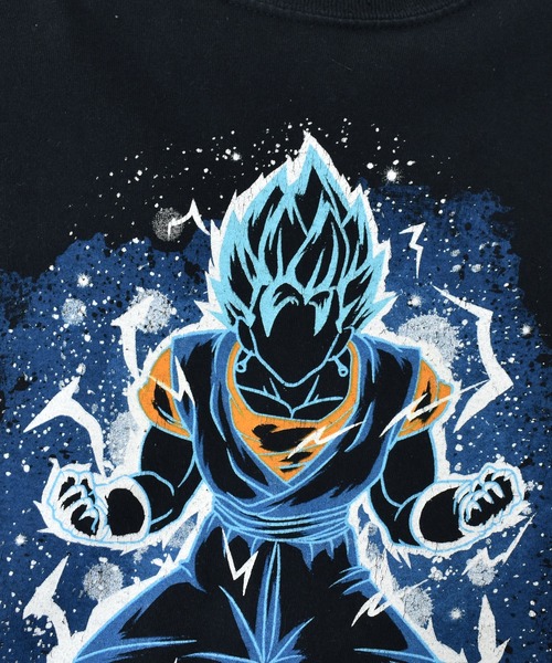 VINTAGE(ヴィンテージ)の「【ヴィンテージ古着】ドラゴンボール ベジット プリント Tシャツ(Tシャツ/カットソー・メンズ・ブラック・LARGE)」の4枚目の写真