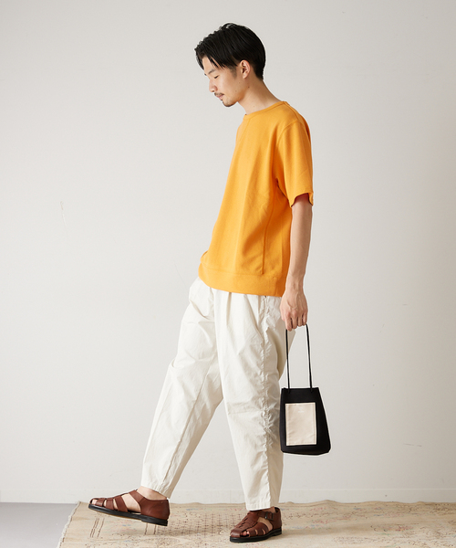 417 EDIFICE（フォーワンセブンエディフィス）の「【CAVE】ダンプ クロップド パンツ（その他パンツ・メンズ・ホワイト/ベージュ/ネイビー/グリーン/ブルー系その他・SMALL/MEDIUM/LARGE/X-LARGE）」の9枚目の写真