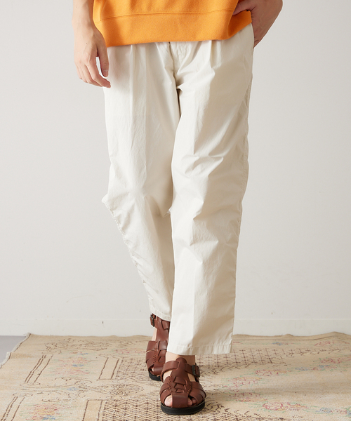 417 EDIFICE（フォーワンセブンエディフィス）の「【CAVE】ダンプ クロップド パンツ（その他パンツ・メンズ・ホワイト/ベージュ/ネイビー/グリーン/ブルー系その他・SMALL/MEDIUM/LARGE/X-LARGE）」の10枚目の写真