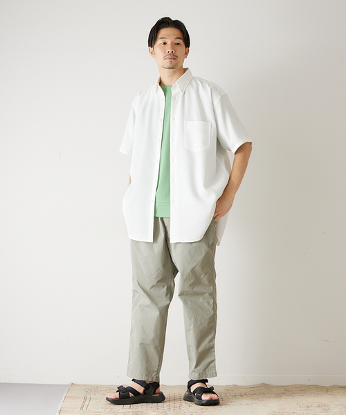 417 EDIFICE（フォーワンセブンエディフィス）の「【CAVE】ダンプ クロップド パンツ（その他パンツ・メンズ・ホワイト/ベージュ/ネイビー/グリーン/ブルー系その他・SMALL/MEDIUM/LARGE/X-LARGE）」の11枚目の写真