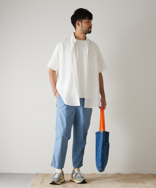 417 EDIFICE（フォーワンセブンエディフィス）の「【CAVE】ダンプ クロップド パンツ（その他パンツ・メンズ・ホワイト/ベージュ/ネイビー/グリーン/ブルー系その他・SMALL/MEDIUM/LARGE/X-LARGE）」の15枚目の写真