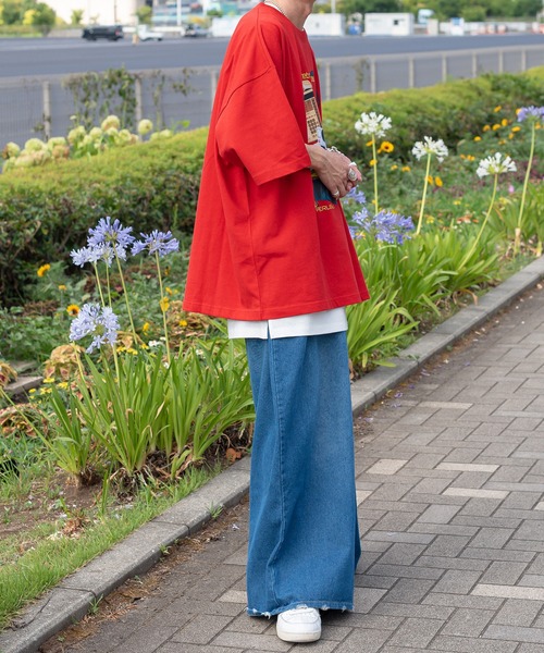 Perushu（ペルーシュ）の「スーパーバギークラッシュデニムパンツ（その他パンツ・メンズ・サックスブルー/インディゴブルー/ブラック・MEDIUM/LARGE/SMALL）」の22枚目の写真