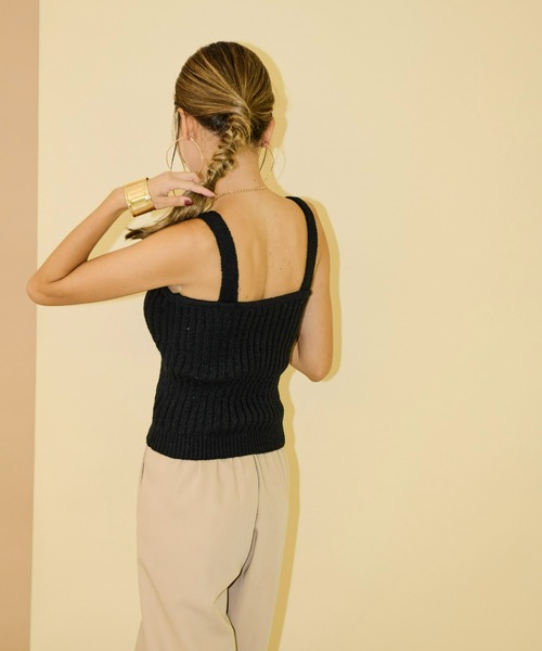 AIC.（エーアイシー）の「【再入荷】ワイドリブニットアンサンブル/アームボレロ/ビスチェ（アンサンブル・レディース・ブラック/グリーン・FREE）」の13枚目の写真