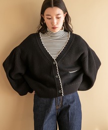LOWRYS FARM | ピコットアミショートカーディガン　157093(カーディガン/ボレロ)