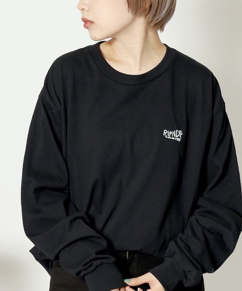 RIPNDIP（リップンディップ）の「RIPNDIP/リップンディップ The Great Wave Of Nerm Long sleeve ロンT（Tシャツ/カットソー・メンズ・ブラック・L/M/XL）」の3枚目の写真
