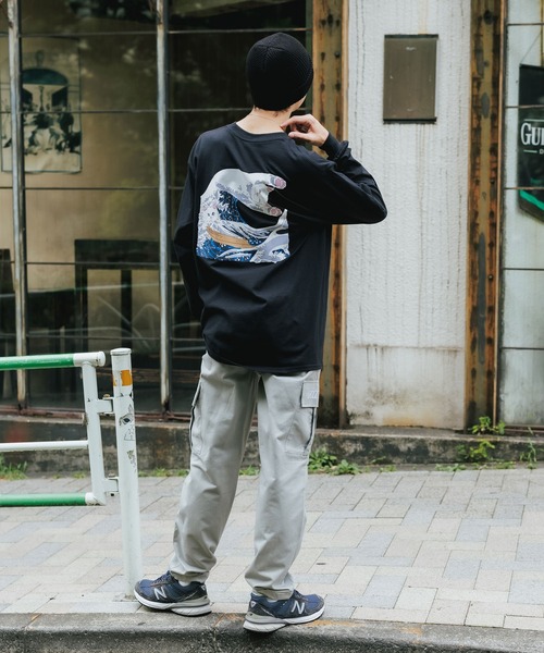 RIPNDIP（リップンディップ）の「RIPNDIP/リップンディップ The Great Wave Of Nerm Long sleeve ロンT（Tシャツ/カットソー・メンズ・ブラック・L/M/XL）」の6枚目の写真