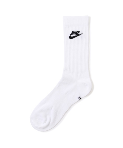 NIKE（ナイキ）の「NIKE/ナイキ スポーツウェア エブリデイ エッセンシャル クルー ソックス (3足)（ソックス/靴下・メンズ・ホワイト/ブラック・F）」の9枚目の写真