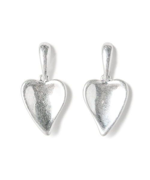 BEAMS HEART(ビームスハート)の「BEAMS HEART / 変形ハート イヤリング(イヤリング・レディース・シルバー/ゴールド・ONE SIZE)」の5枚目の写真