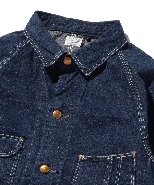 orSlow(オアスロウ)の「ORSLOW/オアスロー 50s COVERALL(ブルゾン・メンズ・ネイビー・2/1/3)」の3枚目の写真