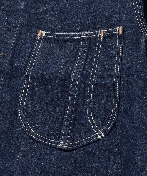 orSlow(オアスロウ)の「ORSLOW/オアスロー 50s COVERALL(ブルゾン・メンズ・ネイビー・2/1/3)」の5枚目の写真