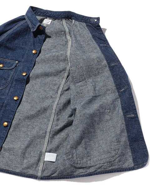 orSlow(オアスロウ)の「ORSLOW/オアスロー 50s COVERALL(ブルゾン・メンズ・ネイビー・2/1/3)」の9枚目の写真