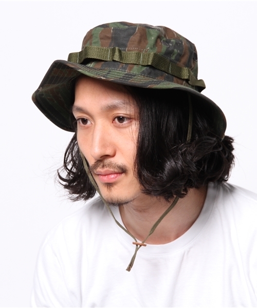 BEAMS（ビームス）の「U.S. MILITARY /  Boonie Hat（ハット・メンズ・ブラック/その他1・ONE SIZE）」の3枚目の写真