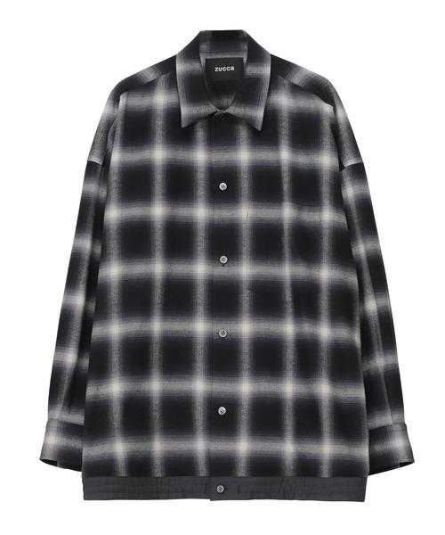 オンブレ チェックシャツ シャツブルゾン カーディガン ボレロ Zucca ズッカ のファッション通販 Zozotown