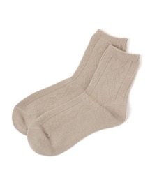 ケーブル柄クルーソックス / 150894