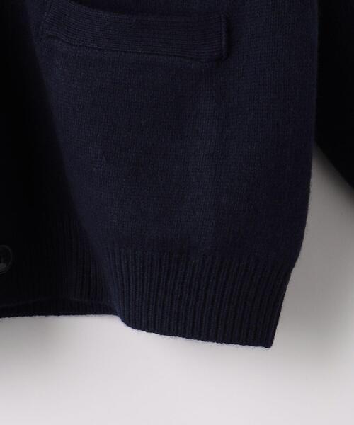 green label relaxing（グリーンレーベルリラクシング）の「ハミルトンラムズウール  V カーディガン II（カーディガン/ボレロ・メンズ・グレー/マスタード/ケリー/ネイビー・S/M/L/XL）」の8枚目の写真