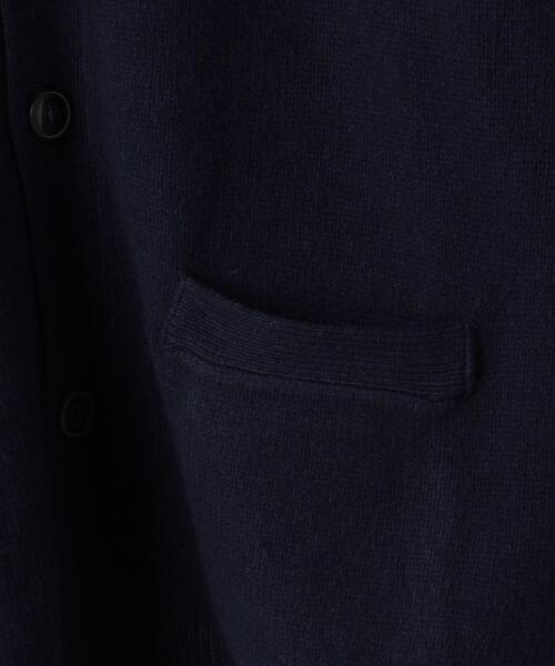 green label relaxing（グリーンレーベルリラクシング）の「ハミルトンラムズウール  V カーディガン II（カーディガン/ボレロ・メンズ・グレー/マスタード/ケリー/ネイビー・S/M/L/XL）」の9枚目の写真