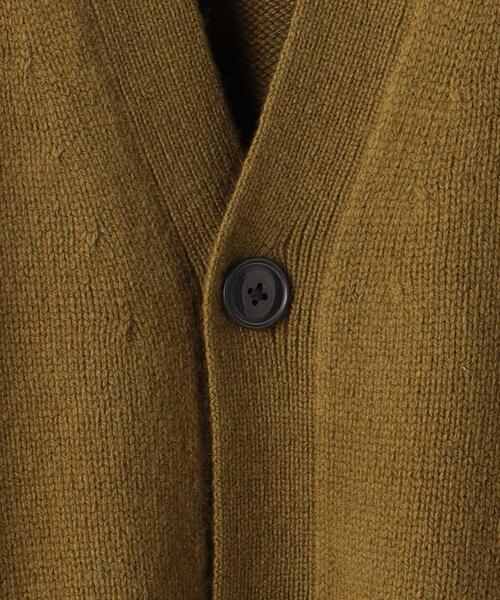 green label relaxing（グリーンレーベルリラクシング）の「ハミルトンラムズウール  V カーディガン II（カーディガン/ボレロ・メンズ・グレー/マスタード/ケリー/ネイビー・S/M/L/XL）」の11枚目の写真