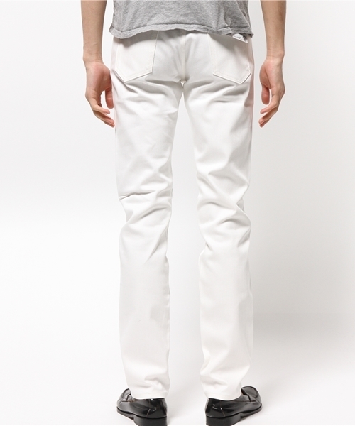 417 EDIFICE(フォーワンセブンエディフィス)の「◇417*BIG JOHN / ビッグジョン KEEP ホワイトデニムテーパード5Pパンツ(デニムパンツ・メンズ・ホワイト・29/31/30/32)」の9枚目の写真