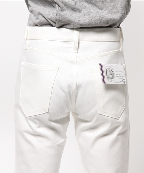 417 EDIFICE(フォーワンセブンエディフィス)の「◇417*BIG JOHN / ビッグジョン KEEP ホワイトデニムテーパード5Pパンツ(デニムパンツ・メンズ・ホワイト・29/31/30/32)」の12枚目の写真