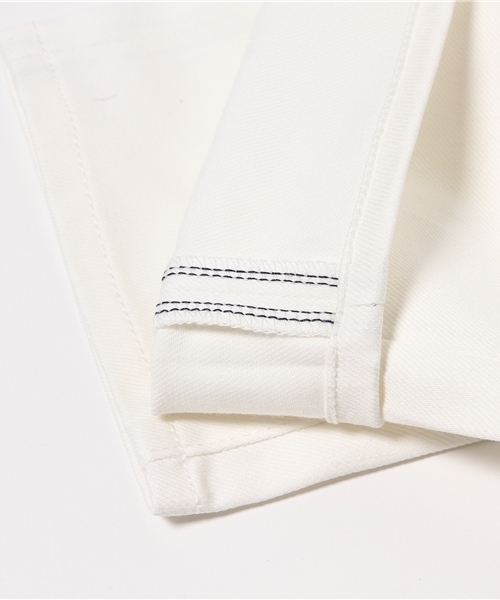 417 EDIFICE(フォーワンセブンエディフィス)の「◇417*BIG JOHN / ビッグジョン KEEP ホワイトデニムテーパード5Pパンツ(デニムパンツ・メンズ・ホワイト・29/31/30/32)」の6枚目の写真