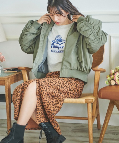 FREE'S MART（フリーズマート）の「チェリーパイプリントショート丈スウェット（Tシャツ/カットソー・レディース・ホワイト/ブラウン/ピンク・FREE）」の18枚目の写真