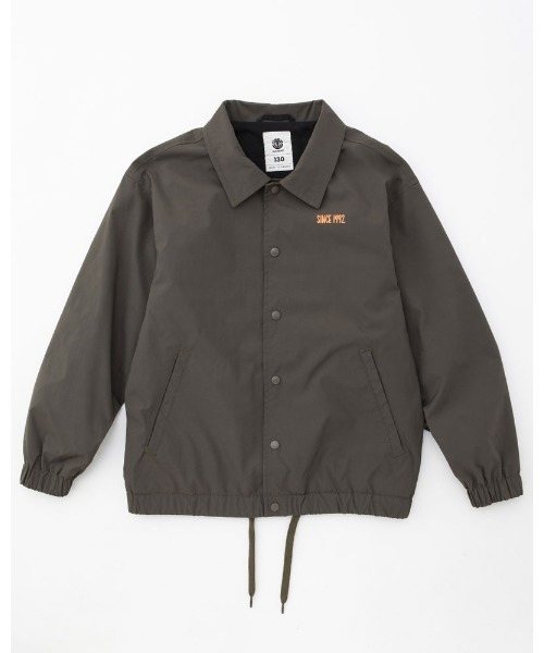 ELEMENT(エレメント)の「ELEMENT YOUTH(キッズサイズ) YOUTH Z TRUCKER ジャケット (XS~XL) 【2022年秋冬モデル】/エレメントキッズナイロンコーチジャケット(ナイロンジャケット・キッズ・ブラック/ダークブラウン・X-SMALL/SMALL/MEDIUM/LARGE)」の1枚目の写真