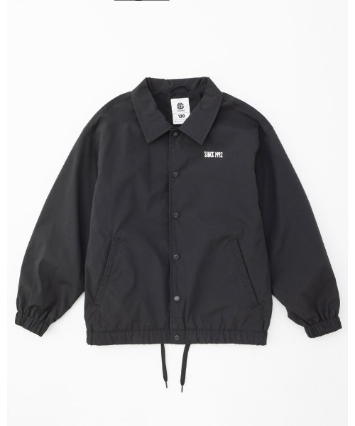 ELEMENT(エレメント)の「ELEMENT YOUTH(キッズサイズ) YOUTH Z TRUCKER ジャケット (XS~XL) 【2022年秋冬モデル】/エレメントキッズナイロンコーチジャケット(ナイロンジャケット・キッズ・ブラック/ダークブラウン・X-SMALL/SMALL/MEDIUM/LARGE)」の2枚目の写真