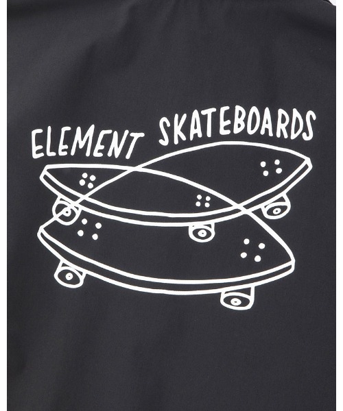 ELEMENT(エレメント)の「ELEMENT YOUTH(キッズサイズ) YOUTH Z TRUCKER ジャケット (XS~XL) 【2022年秋冬モデル】/エレメントキッズナイロンコーチジャケット(ナイロンジャケット・キッズ・ブラック/ダークブラウン・X-SMALL/SMALL/MEDIUM/LARGE)」の11枚目の写真