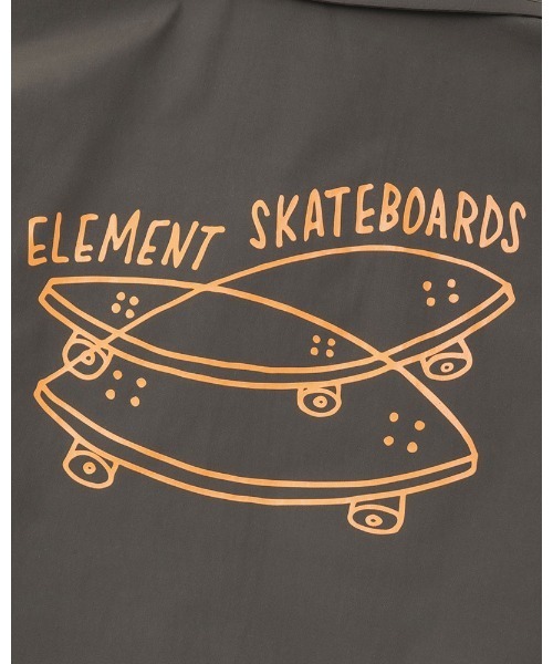 ELEMENT(エレメント)の「ELEMENT YOUTH(キッズサイズ) YOUTH Z TRUCKER ジャケット (XS~XL) 【2022年秋冬モデル】/エレメントキッズナイロンコーチジャケット(ナイロンジャケット・キッズ・ブラック/ダークブラウン・X-SMALL/SMALL/MEDIUM/LARGE)」の13枚目の写真