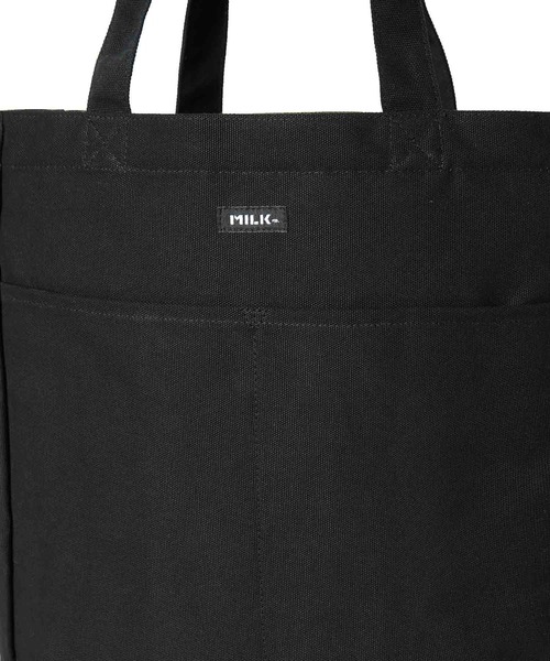 MILKFED.(ミルクフェド)の「STENCIL PC TOTE(トートバッグ・レディース・ベージュ/ホワイト/ブラック・ONE SIZE)」の11枚目の写真