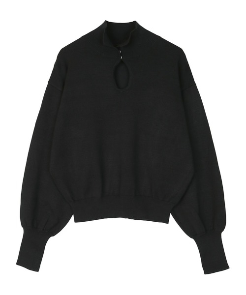 miette（ミエット）の「涙開きハイネックニット（ニット/セーター・レディース・ブラック/オレンジ/ライトグリーン/レッド/アイボリー・FREE）」の22枚目の写真