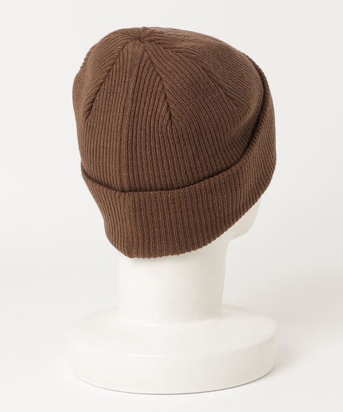 AVIREX（アヴィレックス）の「ＬＯＧＯワッチＣＡＰ（ニットキャップ/ビーニー・メンズ・マスタード/ブラウン/グリーン/ブラック・F）」の5枚目の写真