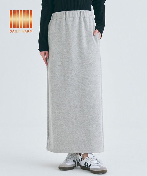 coca(coca)(コカ)の「【WEB限定セール】【DAILY WARM】裏シャギー起毛Iラインスカート(スカート・レディース・チャコール/ブラック/ベージュ/グレー/グレイッシュベージュ・M/L/S/XL)」の3枚目の写真