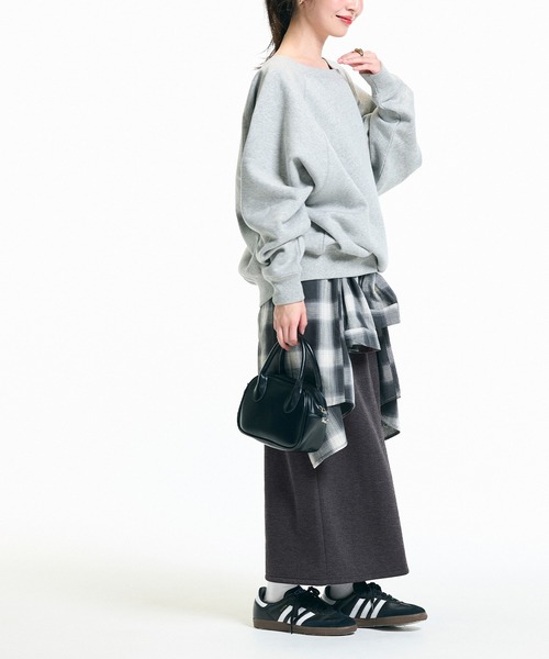 coca(coca)(コカ)の「【WEB限定セール】【DAILY WARM】裏シャギー起毛Iラインスカート(スカート・レディース・チャコール/ブラック/ベージュ/グレー/グレイッシュベージュ・M/L/S/XL)」の18枚目の写真