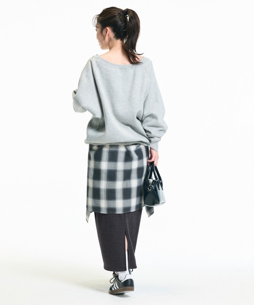 coca(coca)(コカ)の「【WEB限定セール】【DAILY WARM】裏シャギー起毛Iラインスカート(スカート・レディース・チャコール/ブラック/ベージュ/グレー/グレイッシュベージュ・M/L/S/XL)」の19枚目の写真