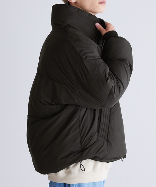 Anchor Smith（アンカー スミス）の「ビッグシルエットハイネック中綿ダウンジャケット（ダウンジャケット/コート・メンズ・ネイビー/ブラック・FREE）」の12枚目の写真