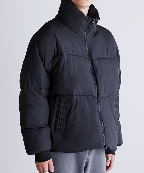 Anchor Smith（アンカー スミス）の「ビッグシルエットハイネック中綿ダウンジャケット（ダウンジャケット/コート・メンズ・ネイビー/ブラック・FREE）」の19枚目の写真