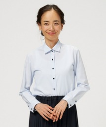 TOKYO SHIRTS | 形態安定ノーアイロン ワイド衿 長袖ビジネスワイシャツ(ビジネスシャツ)