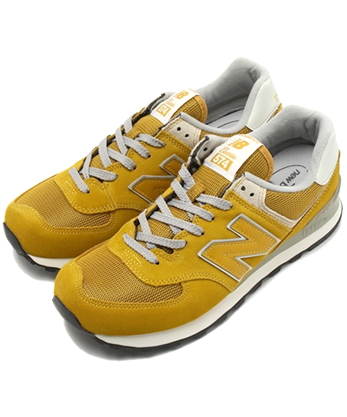 NEW BALANCE（ニューバランス）の「New balance ML574（スニーカー・メンズ・バーガンディー/ネイビー/グレー/イエロー/ブルー・27cm/27.5cm/26.5cm）」の4枚目の写真