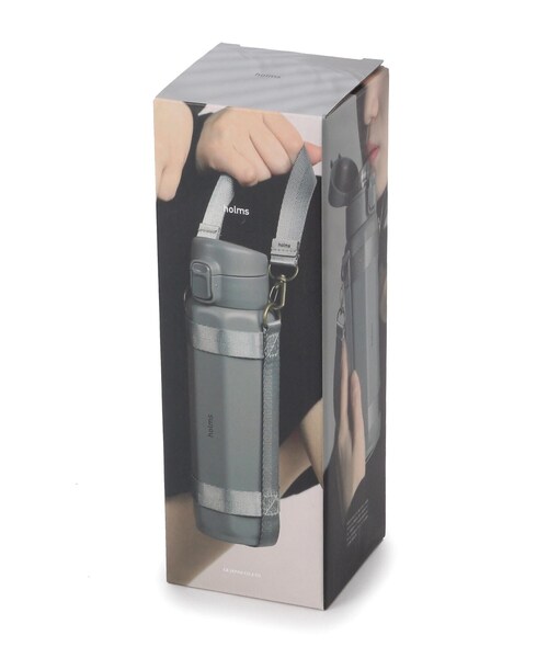 one'sterrace(ワンズテラス)の「holms オクタワンタッチボトル 460ml(水筒・レディース・ナチュラル/グレー系・99)」の8枚目の写真